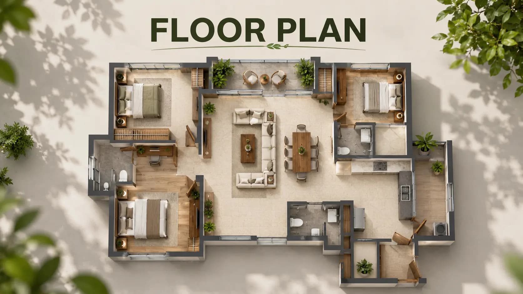 Sobha Athena Floor Plan: 3 BHK Homes of 1,682 – 1,718 sq ft
